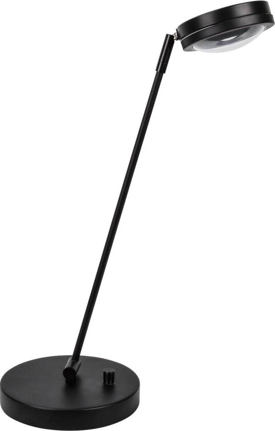 Ottica LED-bordlampe med dimmer, svart