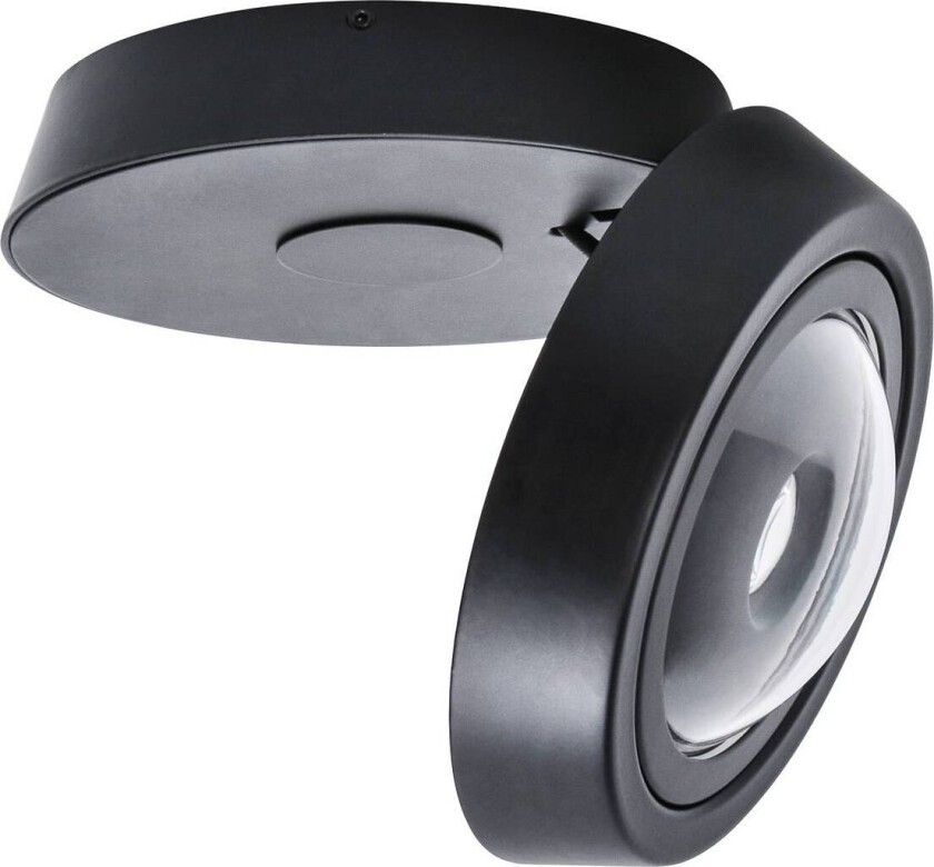 Solo Movimento LED-takspotlight, svart