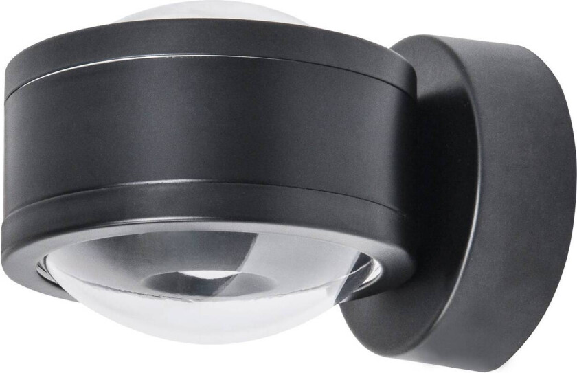 Due Punto LED-vegglampe, matt svart