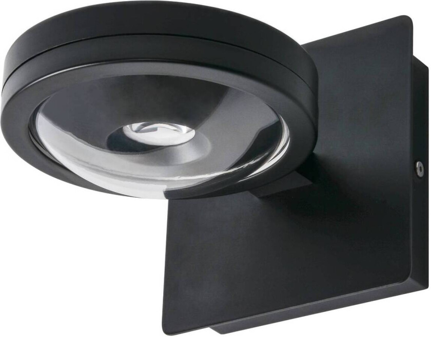 Solo Punto LED-vegglampe, matt svart