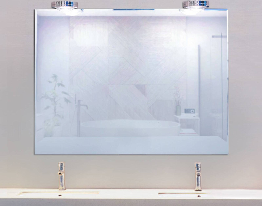 il Nostro LED-speilklemmelys, krom