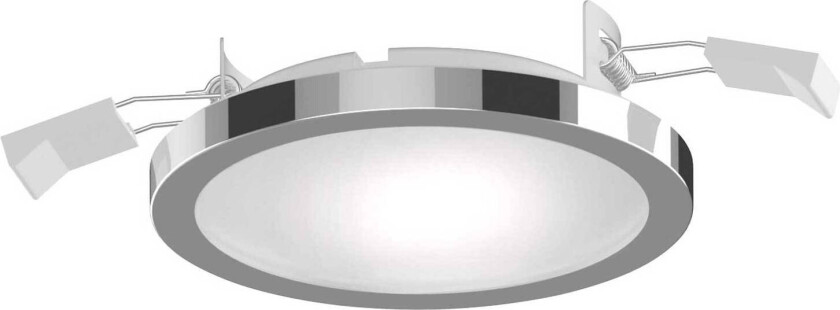 Lightme LED-innfellingsspot Aqua Pur Ø11,2cm krom