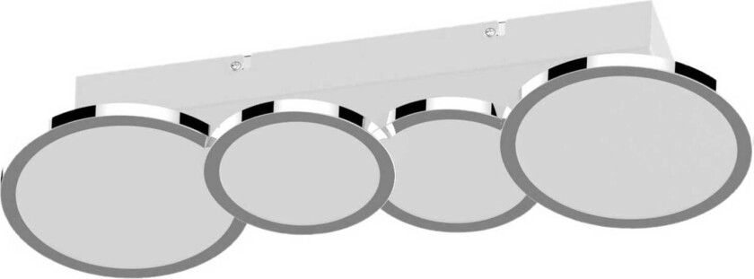 Lightme LED-taklampe Aqua 4 lyskilder med CCT