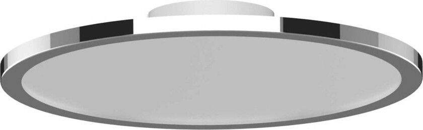 LIGHTME LED-taklampe Aqua Ø30,2cm i krom