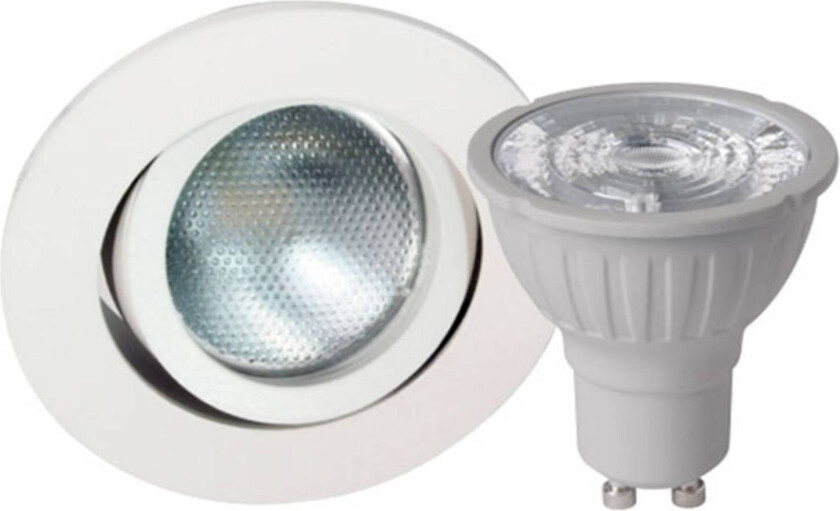 DecoclicSet downlight GU10 5,2W hvit