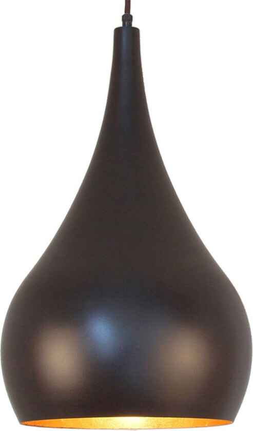Solo hengelampe løk brun-svart, 30cm