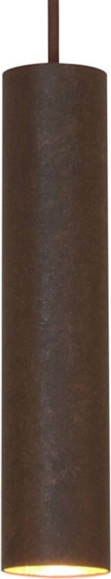 Solo Pipe pendellampe, brun-svart