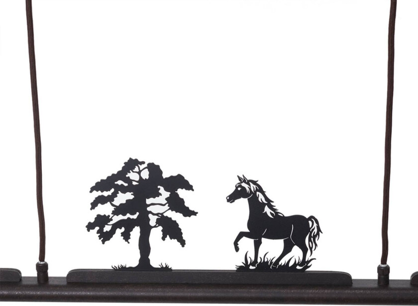 Anteo LED-hengelampe, 7 gårdsmotiver