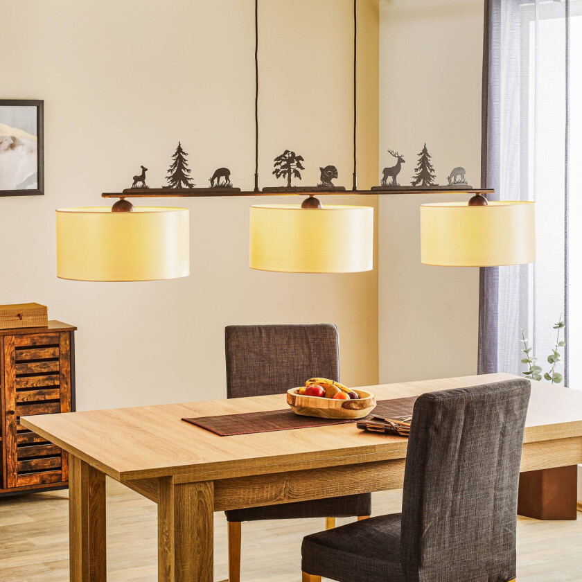 TH91303 hengelampe med jaktmotiv