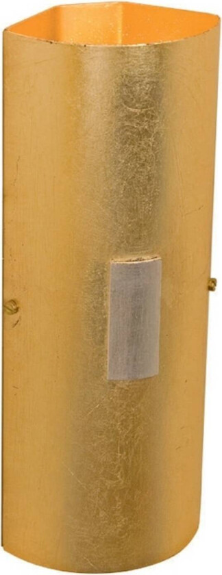 Hjørnevegglampe SOLO i gull