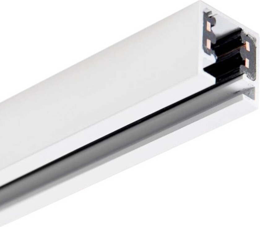 volare 2-fase skinne, hvit, 100 cm