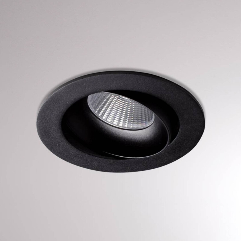 Kalio LED-downlight rund 2 700 K 24° svart