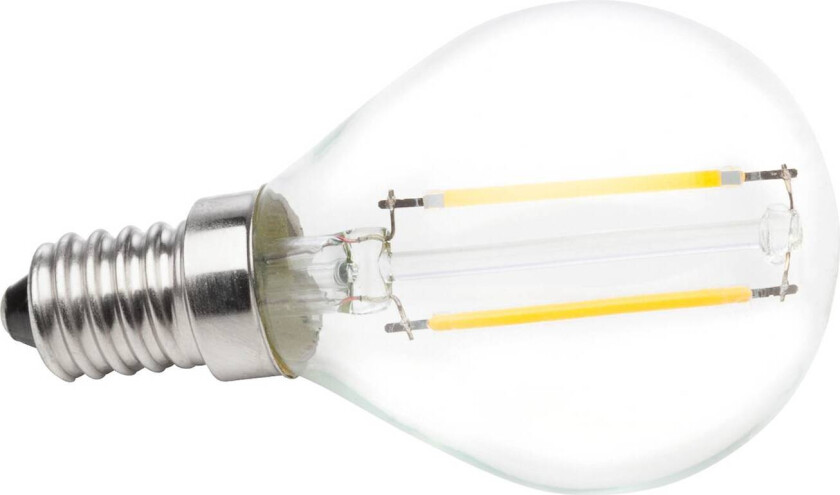 Müller Licht LED-filamentpære E14 G45 2W 827 klar