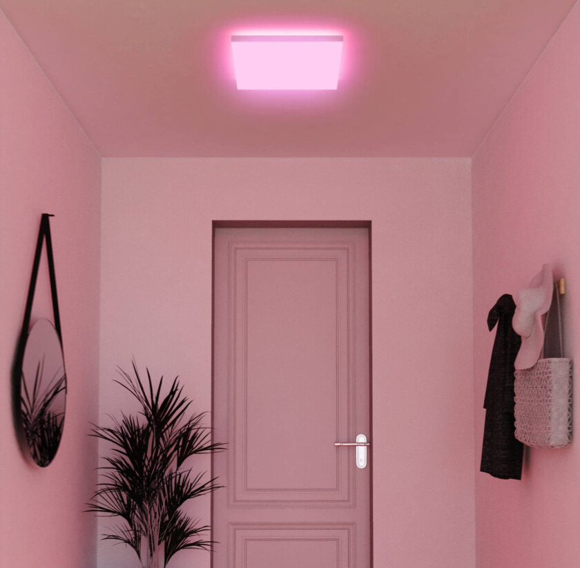 Müller Licht farget LED-panel Loris, 45x45cm