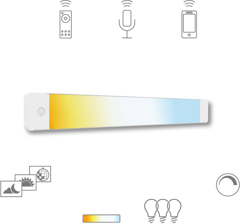 Müller Licht tint LED underskapsbelysning Alba, 50 cm