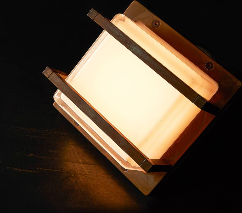 Utendørs LED-vegglampe Ice Cubic 3406 antikk