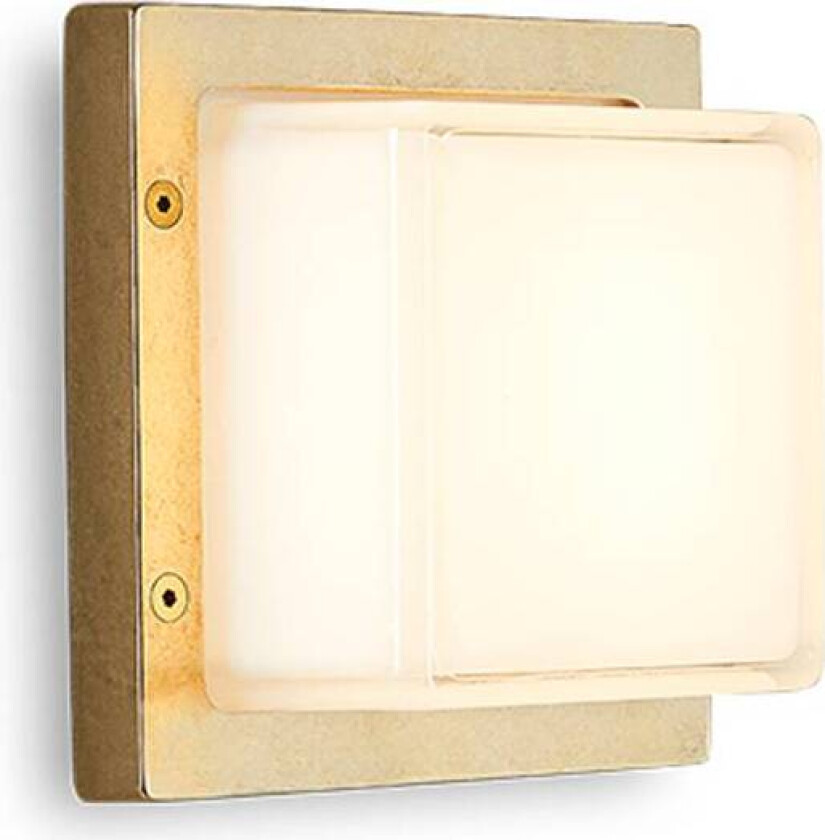 Utendørs LED-vegglampe Ice Cubic 3403 natur