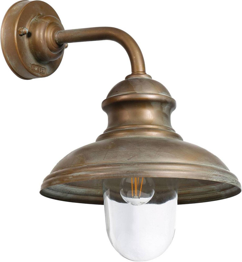 Little Mill 3350 utendørs vegglampe messing/klar