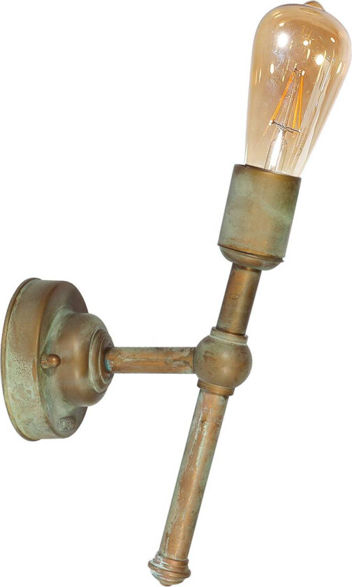 3105 veggfakkel av messing, skrå