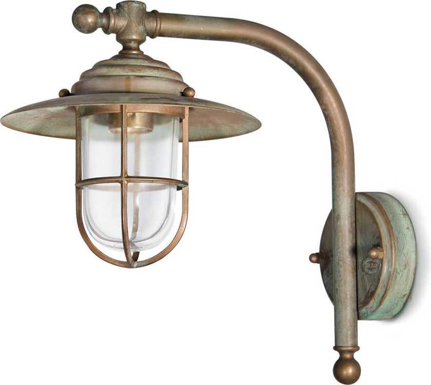 Stilig vegglampe Bruno med antikk design