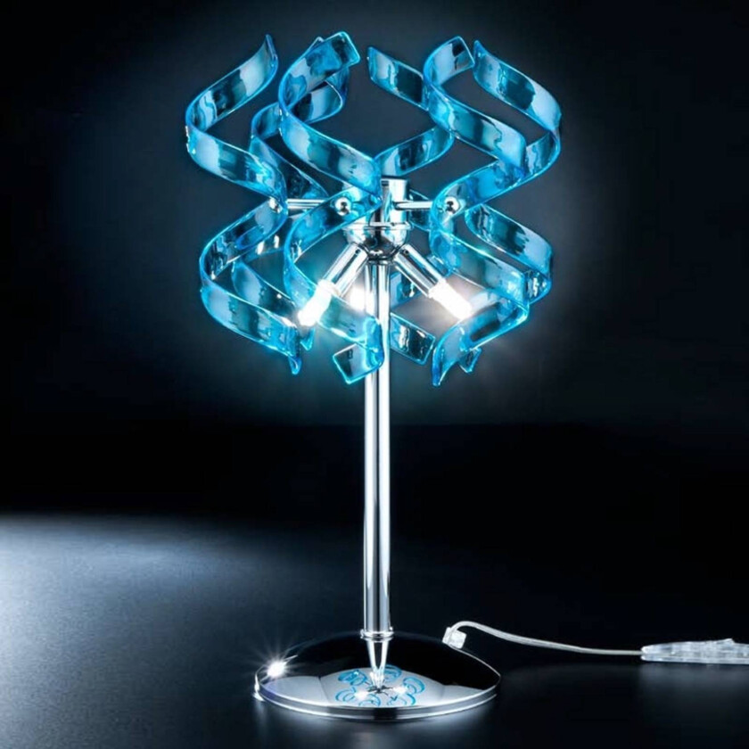 Fascinerende bordlampe BLUE