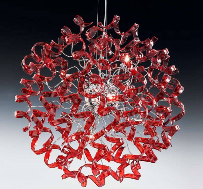 Fascinerende hengelampe CHERRY, rund