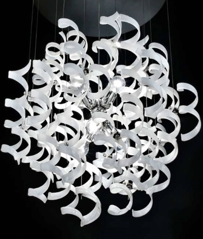 Moderne hengelampe WHITE