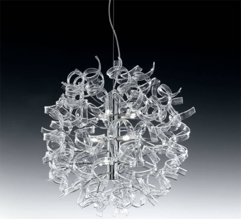 Moderne hengelampe ASTRO, 9 lys, klar