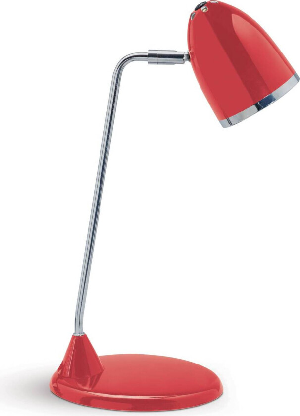Starlet skrivebordslampe, rød