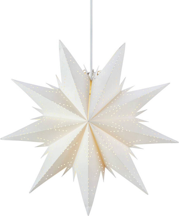 Hengende adventsstjerne Dora, hvit Ø 45 cm
