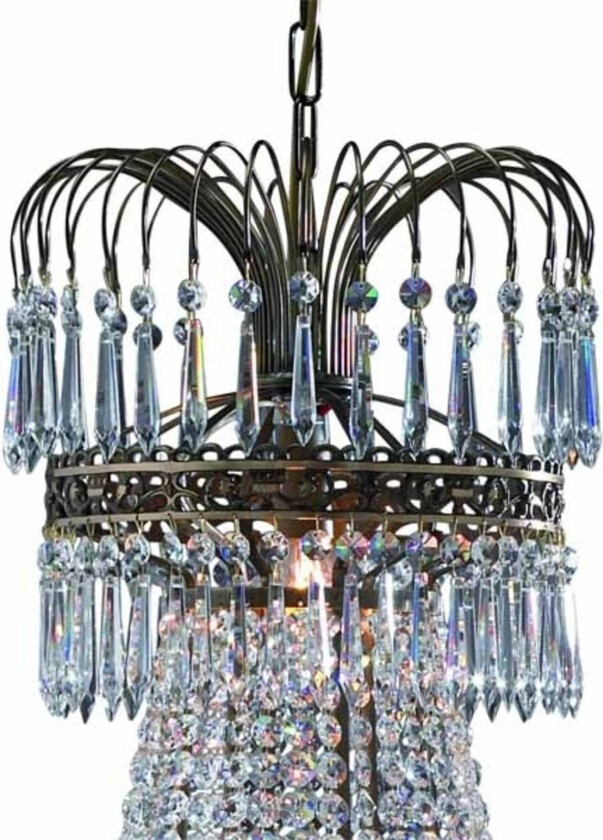 Prektig stearinlyslysekrone Läckö 66 cm