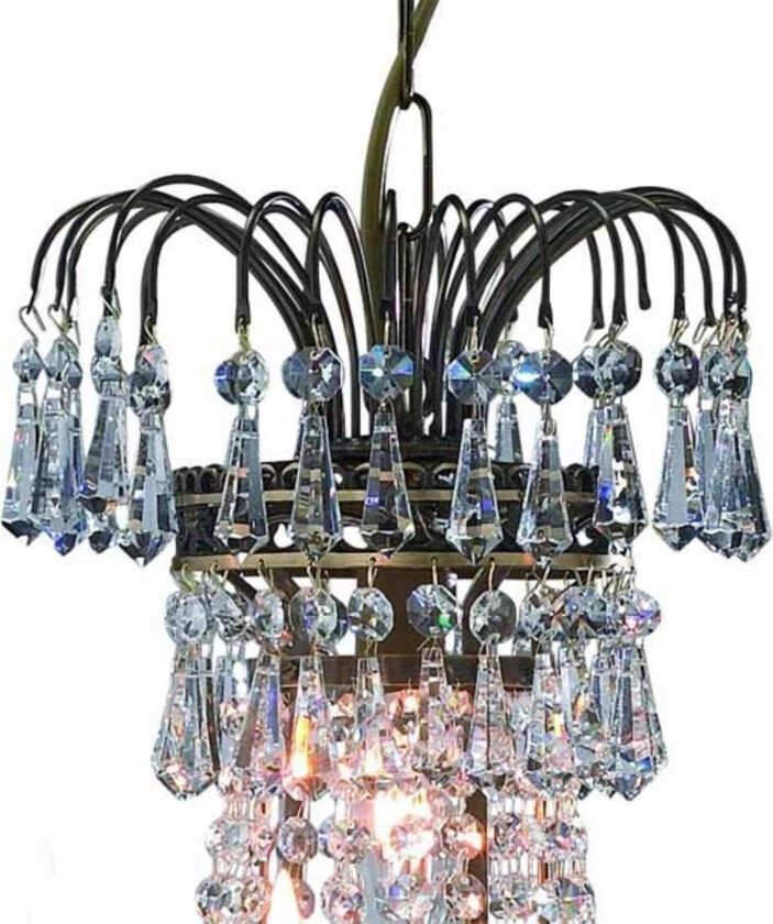 Prektig stearinlyslysekrone Läckö 48 cm