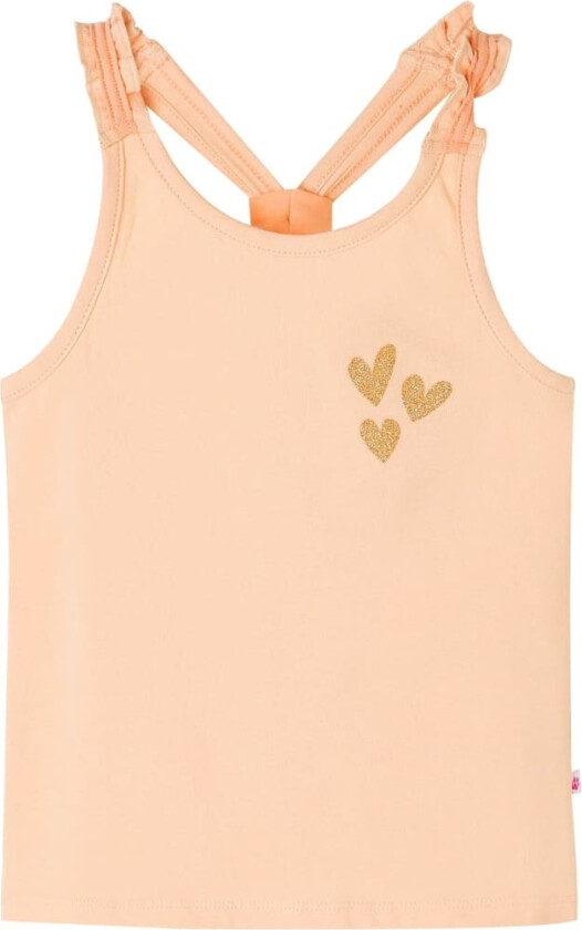 Singlet for barn lyseoransje 140