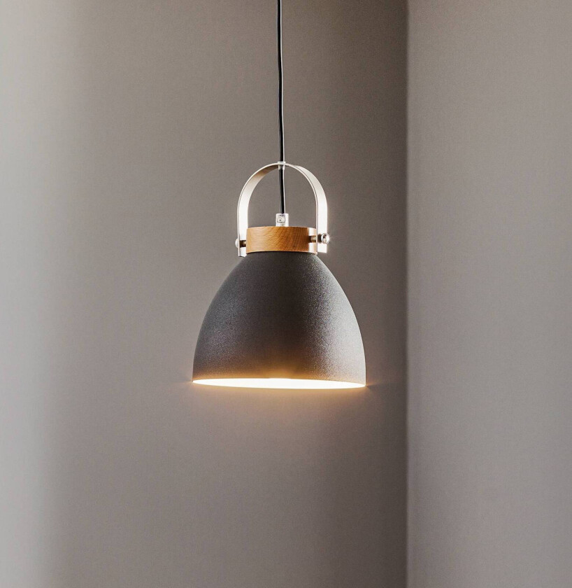 Hengelampe Bergen, 1 lyskilde, grafitt