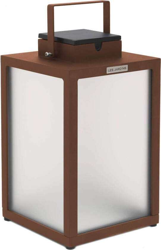 Tradition LED-solcellelykt, corten, høyde 40 cm