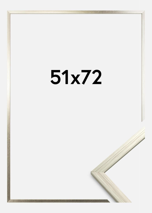 Ramme Edsbyn Akrylglass Sølv 51x72 Cm