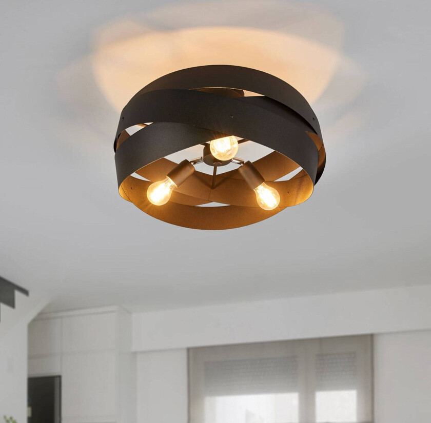 Taklampe Tornado svart
