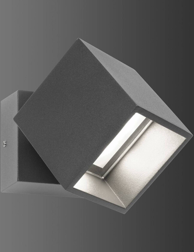 Utendørs LED-vegglampe 5002, bevegelig, grafitt