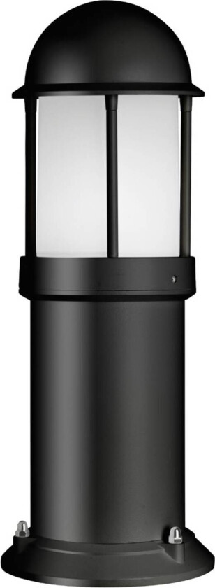 Sokkellampe Marco av aluminium, svart
