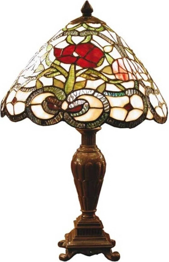 Flora - klassisk taklampe i Tiffany-stil