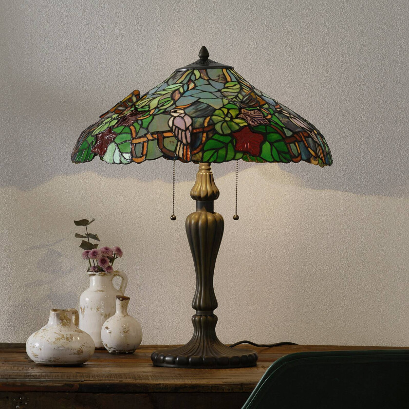 Mesterlig bordlampe Australia, Tiffany-stil