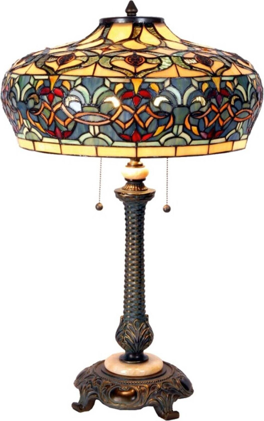 Stor bordlampe Orient i Tiffany-stil