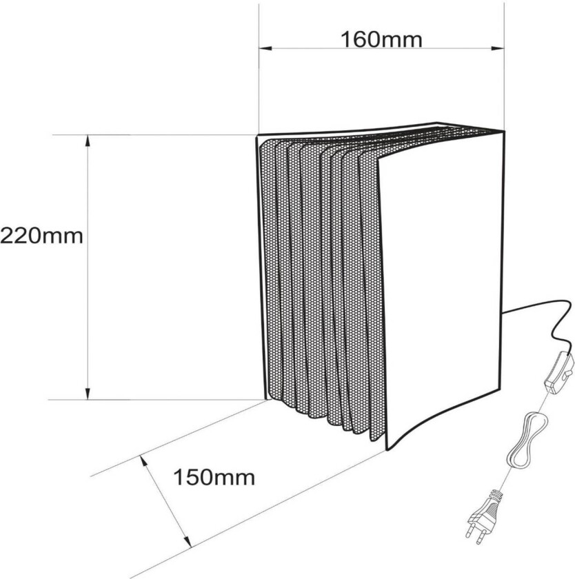 Extravaganza Livret bordlampe, gull/sort