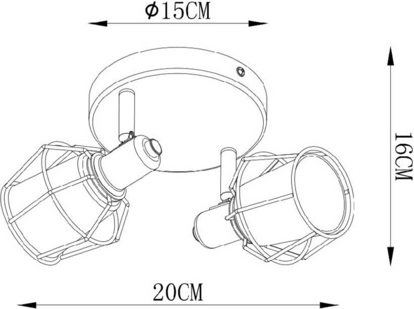 Nila takspot, 2 lyskilder