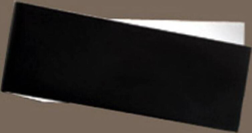 Eksepsjonell ZIG ZAG vegglampe, svart-hvitt, 26 cm