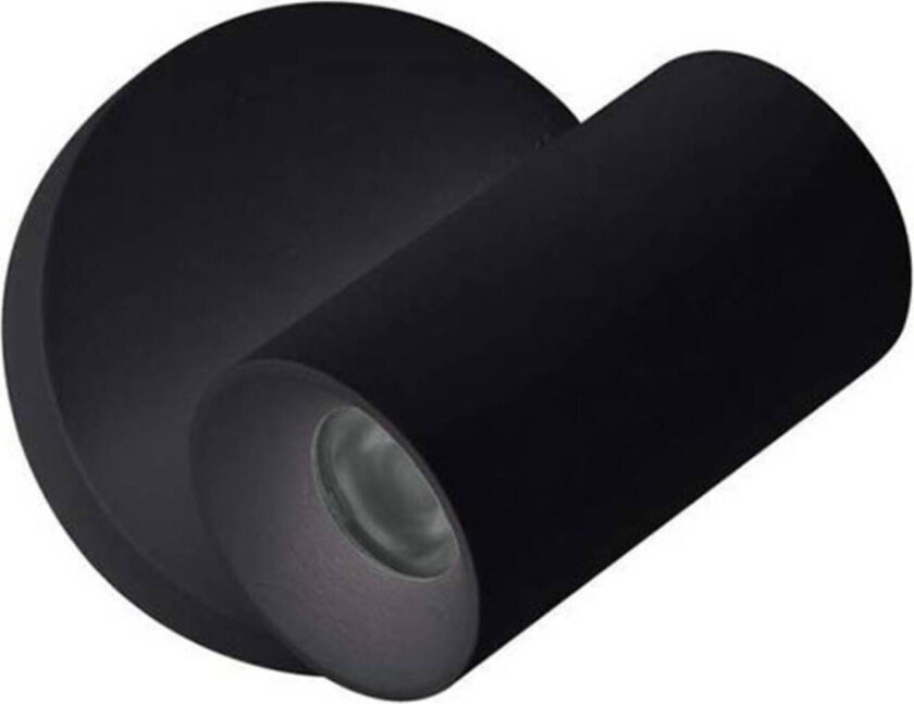 Bart W LED-veggspot, svart