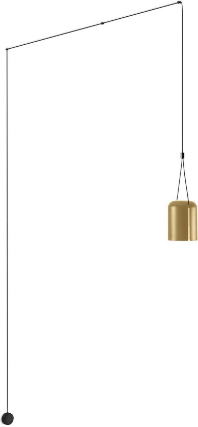 Attic pendel sylindrisk desentral gull