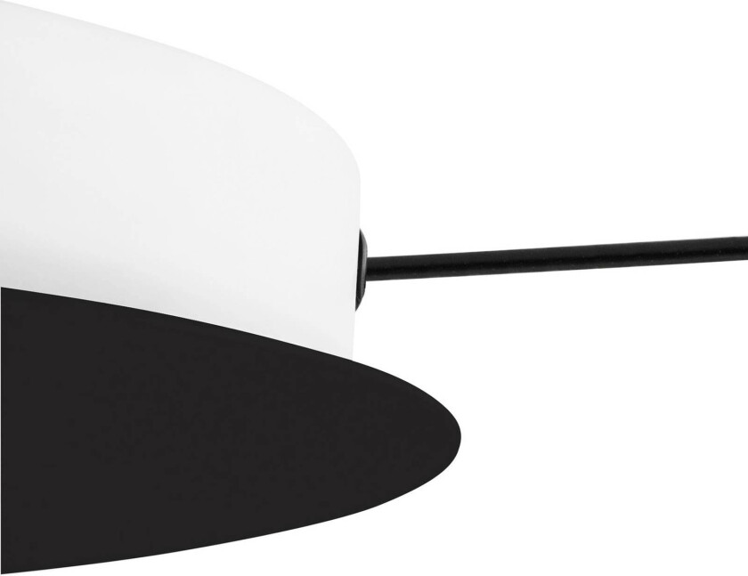 Veneto LED-pendellampe, 5 lyskilder, svart