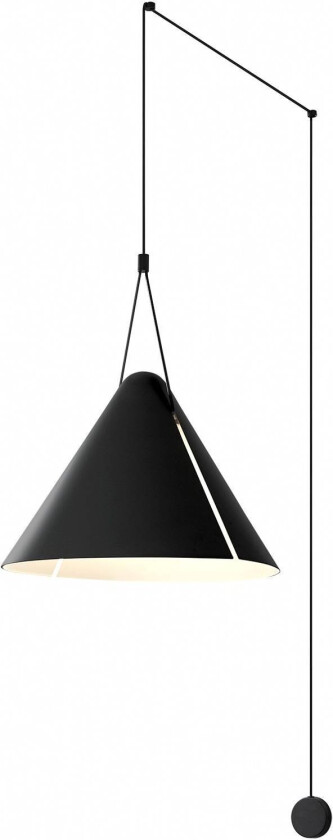 Super Attic pendel konisk desentral svart