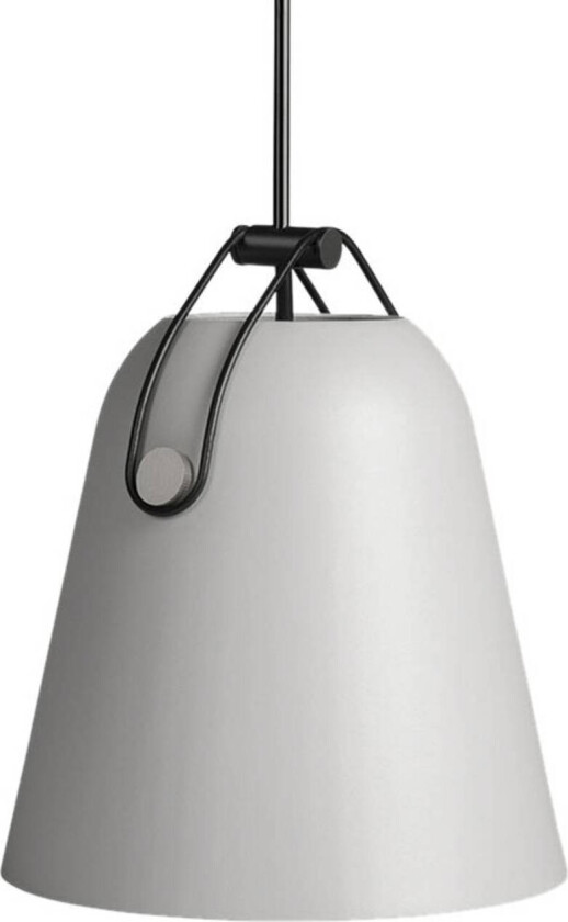 LED-hengelampe Napa, Ø 18 cm, grå
